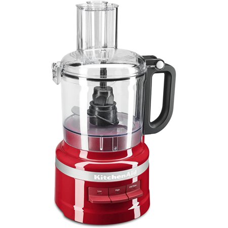 MORI KFP0718ER 7-Cup Food Processor Chop  Puree  Shred and Slice - Empire Red