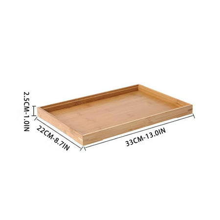 Bamboo Tray Household Tea Cup Tea Tray Wooden Hotel Restaurant Tray Bread Barbecue Tray 15ZNQ57#5796 2022 New Version Bamboo Tray Household
