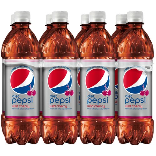 Diet Pepsi Wild Cherry Soda, 16.9 Fl. Oz., 8 Count