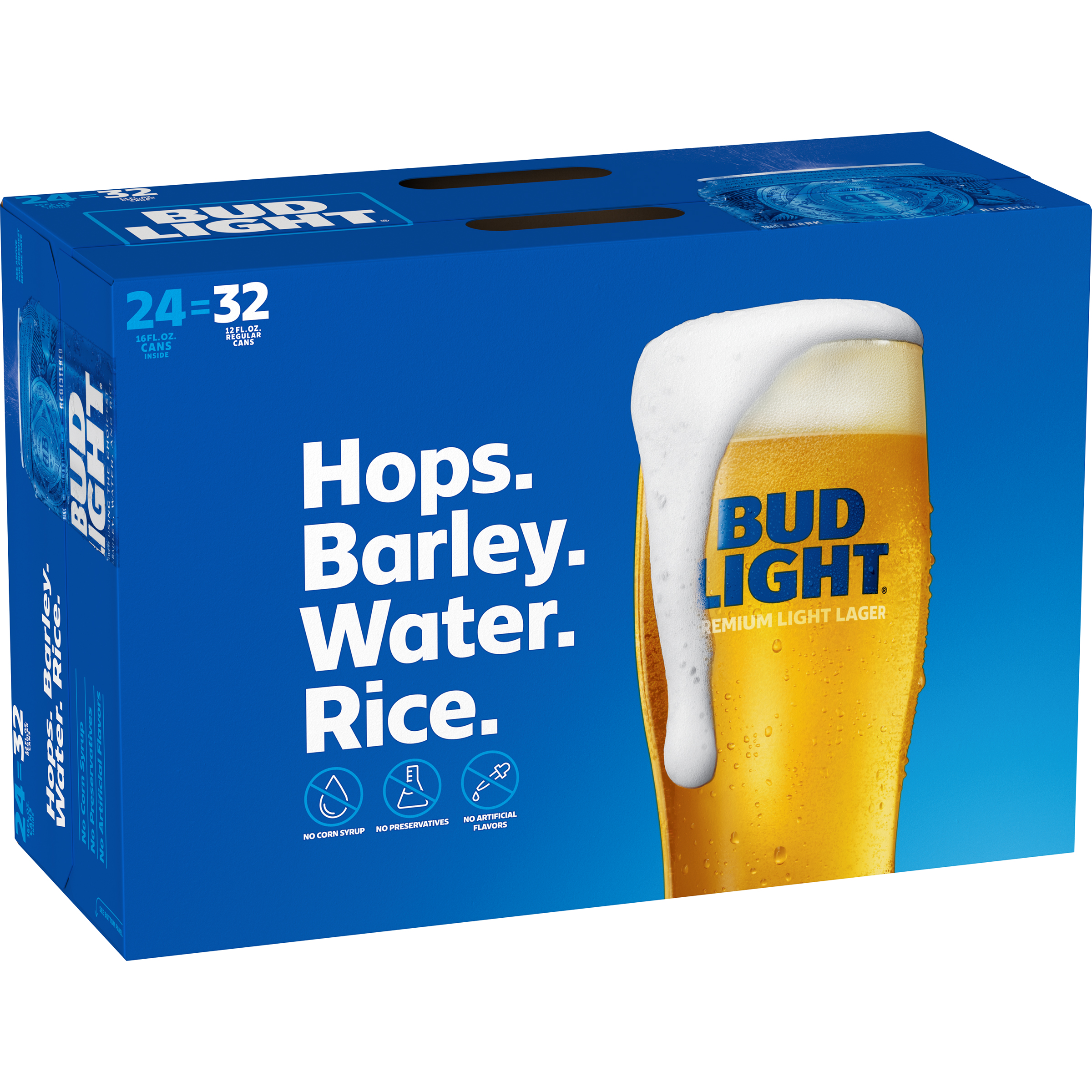 Light Lager Beer by Bud Light | 16oz Cans | Missouri