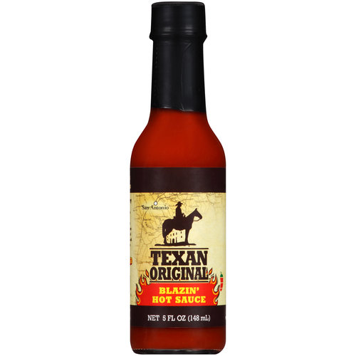 Texan Original Blazin' Hot Sauce, 5 Fl Oz