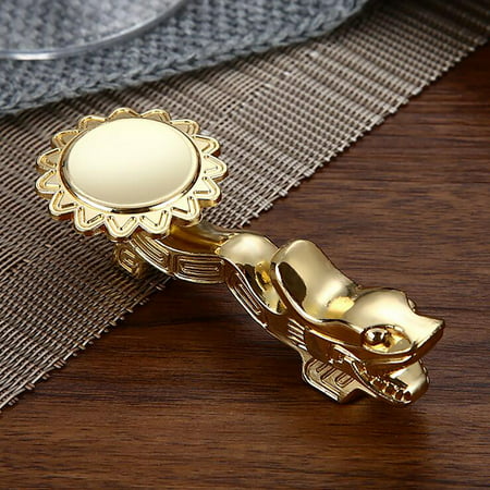 Usupdd New Z Inc Alloy Dragon Shaped Stainless Steel Chopsticks Support Tableware Usupdd WDD220817-5509