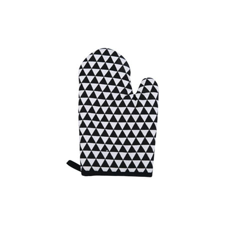 Household Kitchen Insulation Gloves  Non-slip  High Temperature Resistance - Uscallm 2022 Black and White H#5588-a-H#5588