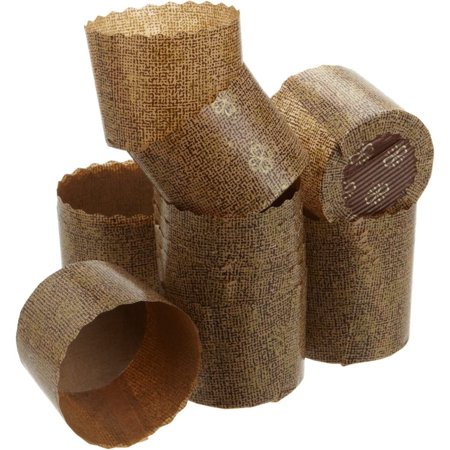 KitchenSupply 7751 Mini Panettone Paper Mold  25-Pack  2 X 2-⅜-Inches