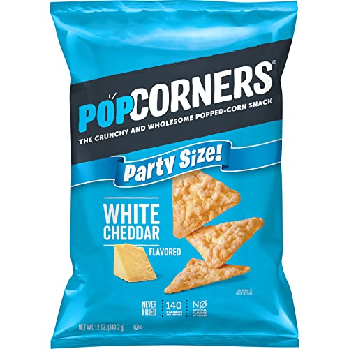 PopCorners White Cheddar Flavored Popped Corn Snacks 