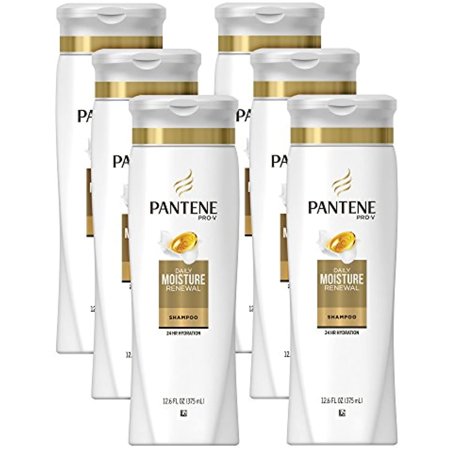 Pantene Pro-V Daily Moisture Renewal Hydrating Shampoo  12.6 Ounce (Pack of 6)