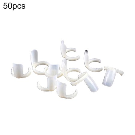 KEFEI 100 Pcs Polish UV Gel Color Pops Display Nail Art Ring Style False Nail Tips