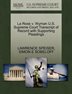 La Rose V. Wyman U.s. Supreme Court Transcript of Record with Supporting Pleadings Paperback | Indigo Chapters