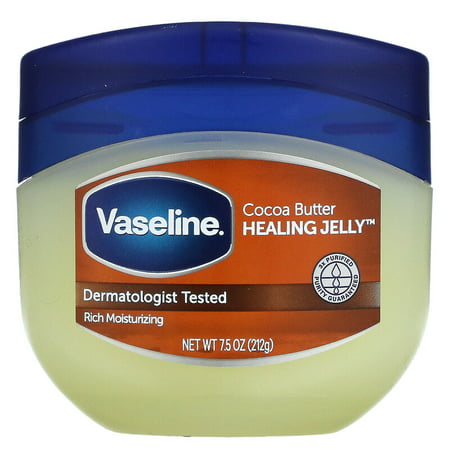 Vaseline  Cocoa Butter Healing Jelly  Rich Moisturizing  7.5 Oz (212 G) Pack of 4