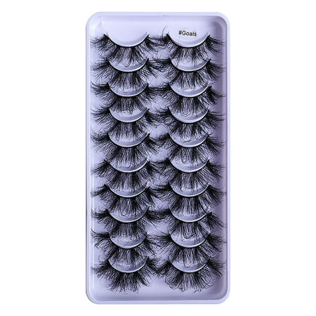 R#6678，3D Eyelashes Natural Soft False Eyelashes Black Cluster Thick Eyelashes for Women Makeup，P#6678 KG3