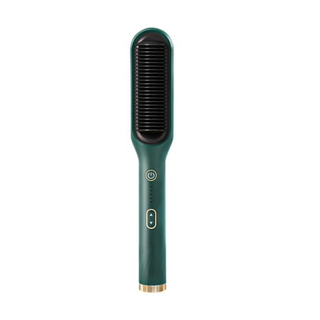 T#7950，Hair Straightener Comb  Negative Ion Does Not Hurt Hair  Straight Hair and Curly Hair Dual-Purpose Electric Heating Cu
