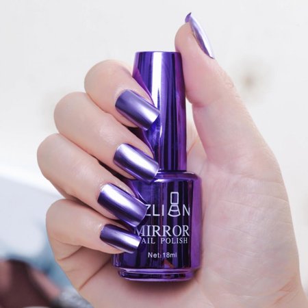 MEROTABLE 18ml Sexy Metallic Nail Polish Mirror Gel Nail Polish 9
