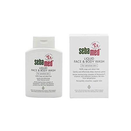 Sebamed Liquid Face & Body Wash Mild and Gentle Hydrating Cleanser for Sensitive Skin (200mL)