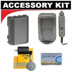 . One Spare Bp808 Battery + Charger for the Canon Fs200, Fs100, Fs22, Fs21, Fs11, Fs10 Flash Memor