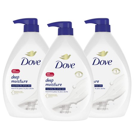 Dove Body Wash with Pump with Skin Natural Nourishers for Instantly Soft Skin and Lasting Nourishment Deep Moisture Cleanser Effectively Washes Away B