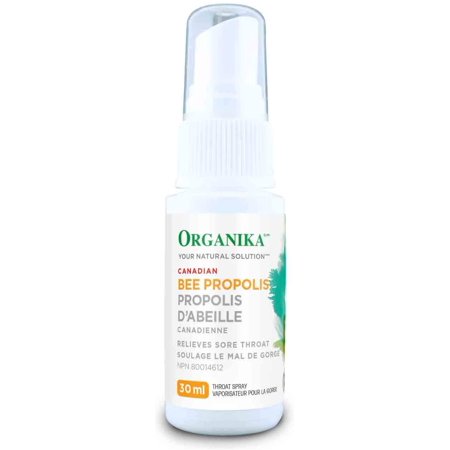 30 Ml Bee Propolis Throat Spray / Alcohol Base - Organika (Pack of 6)