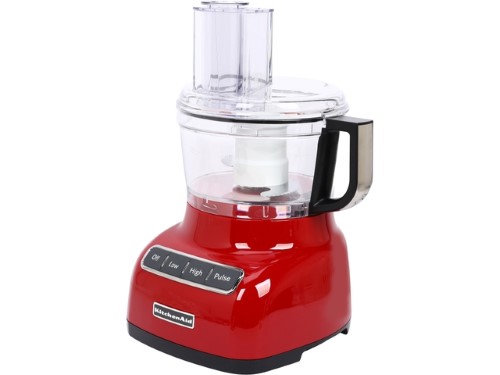 KitchenAid KFP0711ER Empire Red 7-Cup Food Processor with ExactSlice System 3 Speeds