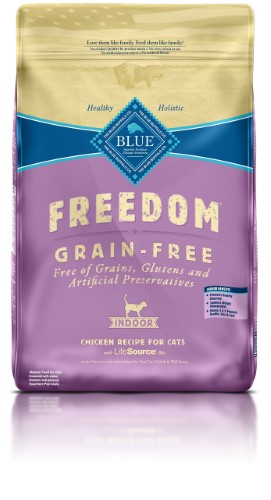 Blue Buffalo Freedom Grain Free Dry Adult Cat Food Adult Chicken Grain Free Indoor 11 Lb