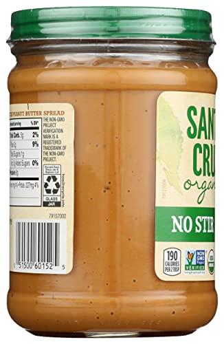 Santa Cruz, Organic Peanut Butter Dark Crunchy, 16 Oz(Case of 12) thumbnail