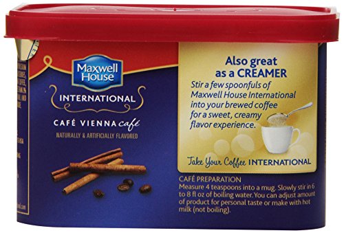 Maxwell House International Coffee Cafe Vienna, 9-Ounce Cans (Pack of 4) thumbnail