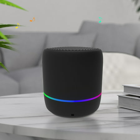 Usupdd Portable Speaker with Colored Light Bluetooth Speaker Bluetooth 5.0 Special Holiday Gift WLL220810-6229