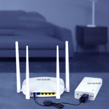 Usupdd Mobile Power B-oost 9V/12V Power Supply Cable B-oost Cable Mobile Power with Router Power Cable WLL220810-7681