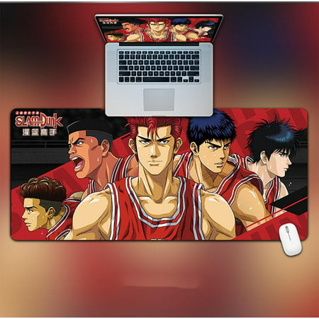 Large Gaming Mouse Pad with Stitched Edges  Extended Mousepad Non-Slip Base for Gamer  Office & Home