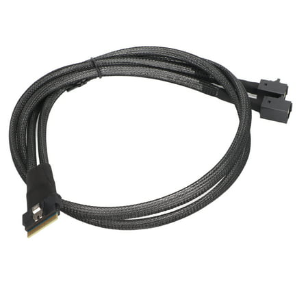 Ymiko Mini SAS Cable Sff‑8654 to SFF‑8643 Server Line MiniSAS Server Array Card Cable Data Transmission Line SAS Cable SFF‑8643 Cable