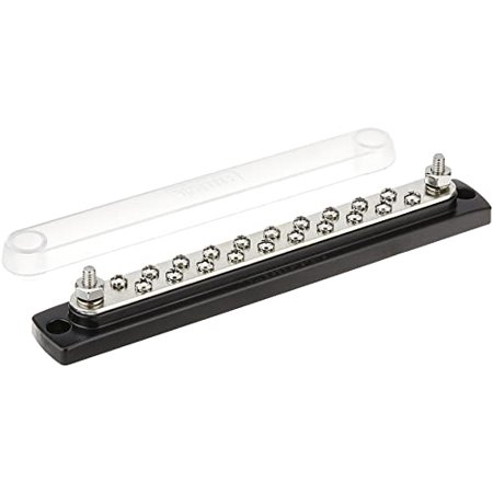 Blue Sea Systems - 2312 BUSBAR 150 AMP 20X8-32 W/COVR