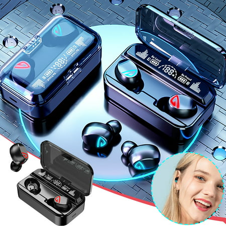 Bluetooth Headset Gaming Headset Business Sports Binaural Headset with Charging Compartment - 2022 New Bluetooth Headset Gaming A813A#9657