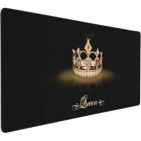 Desk Mat Extended Gaming Mouse Pad Large Non-Slip Rubber Base Mousepad with Stitched Edges Waterproof Desk Pad for Computer/Laptop/Work/Office/Home
