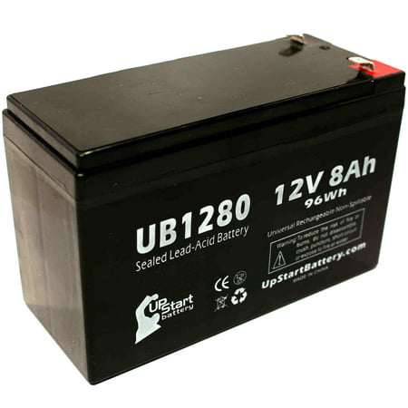 Compatible EATON / POWERWARE 5105-450VA Battery - Replacement UB1280 Universal Sealed Lead Acid Battery (12V  8Ah  8000mAh  F1 Terminal  AGM  SLA) - I