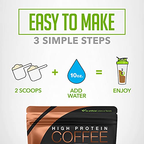 CHIKE Mocha High Protein Iced Coffee, 20 G Protein, 2 Shots Espresso, 1 G Sugar, Keto Friendly and Gluten Free, 14 Servings (15.3 Ounce) thumbnail