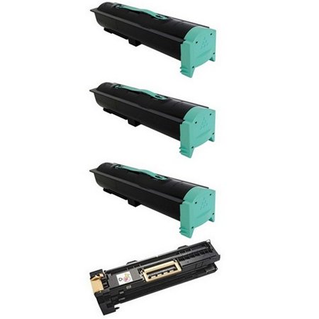 PrinterDash Replacement for WorkCentre 5325/5330/5335 Drum/Toner Value Combo Pack (1-Drum Unit/3-Toners) (013R591_1PK/6R1159_3PKVB)