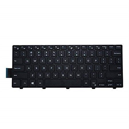 Replacement Us Keyboard Without Backlight for Dell Inspiron 14-3000 3441 3442 3443 3451 3458 3446 3447 Series 14-5000 5442 5445 5446 5447 5451 Series 