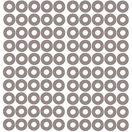Sterling Seal CFF7540.200.031.150X100 7540 Vegetable Fiber Full Face Gasket  1/32  Thick  Pressure Class 150#  2  Pipe Size  Tan (Pack of 100)