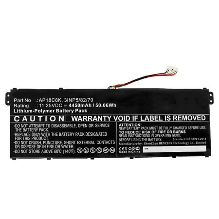 Synergy Digital Laptop Battery  Compatible with Acer Swift 3 SF314-57-5954 Laptop  (Li-Pol  11.25V  4450mAh) Ultra High Capacity  Replacement for Acer