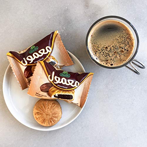 HB Halwani Bros Cookies, 100% All Natural Medium Mamoul Date Filled Shortbread Biscuits, Slightly Sweet, No Preservatives, No Additives, 16ct. 10.15oz thumbnail