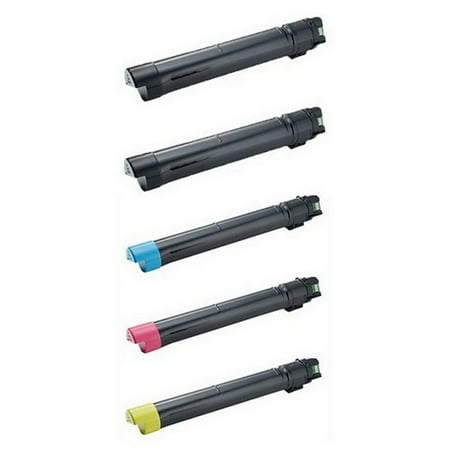 PrinterDash Replacement for WorkCentre 7525/7530/7535/7545/7556/7830/7835/7845/7855/7970 Toner Cartridge Combo Pack (2-BK/1-C/M/Y) (006R01512B1CMY)