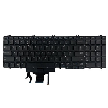 Keyboard US Layout Matte Classic Ergonomic Backlit Mechanical Keypad for for Laptop and Desktop 7740 7530 7540 15-7530 M7530
