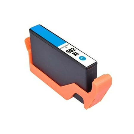 PrinterDash Replacement for OfficeJet Pro 6950/6951/6954/6958/6960/6962/6970/6974/6975/6978/6979 Cyan High Yield Inkjet (825 Page Yield) (NO. 902XL) (