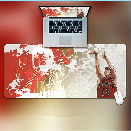 Large Gaming Mouse Pad with Stitched Edges  Extended Mousepad Non-Slip Base for Gamer  Office & Home