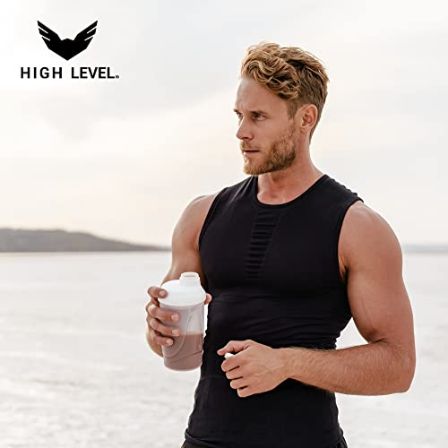 High Level Natural Whey Protein Powder | Chocolate Shake with Stevia | 24g Protein | 2 Lb, Ultra Filtered Non-GMO | Digestive Enzymes for Absorption | thumbnail