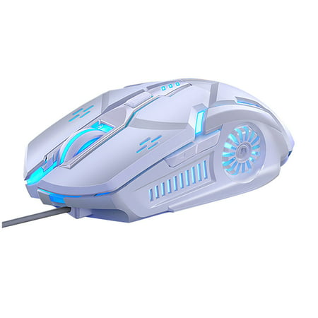 MIANHT Wired Gaming Mouse 6D Colorful LED Breathing 3200 DPI Fashion Mouse for Laptop - 2022 Wired Gaming Mouse T-#6990