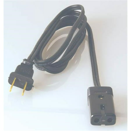 Coleman Cable 9306 HPN Small Appliance Cord  Black  6-Foot
