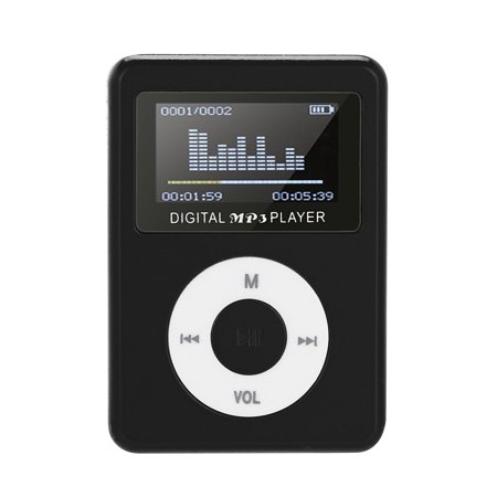 FengLS USB Mini MP3 Player LCD Screen Support 32GB Micro SD TF Card BK 09-Electronics-12A#20198 Electronics MYFUSB Mini MP3