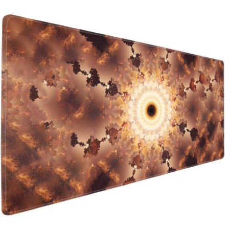 XXL Large Extended Gaming Mouse Pad with Stitched Edge Non-Slip Rubber Base Mouse Mat Desk Pad Protector Desk Mat for Esports Pros Gamer (31.5x11.8In)