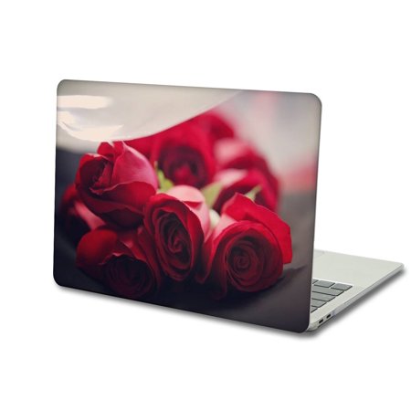 KSK KAISHEK Hard Shell Case Cover Only for 2018-2016 Release MacBook Pro 15 Inch with Touch Bar/Touch ID A1707/A1990 (Rose Series 0492)