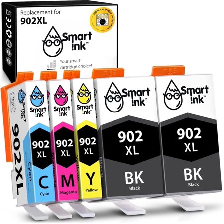BOZO Compatible Ink Cartridge Replacement for HP 902 XL 902XL (2 Black XL & C/M/Y XL 5 Combo Pack) to Use with Officejet Pro 6978 6968 6974 6975 6960 