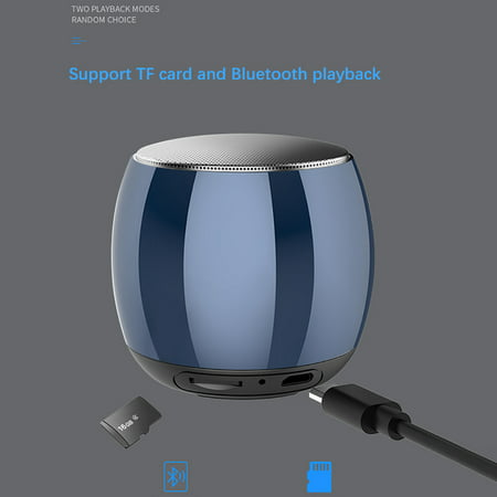 Usupdd Mini Portable Bluetooth+FM MP3 Speaker Recharge Music Subwoofer SuperBass Stereo Usupdd WLL2289-4723